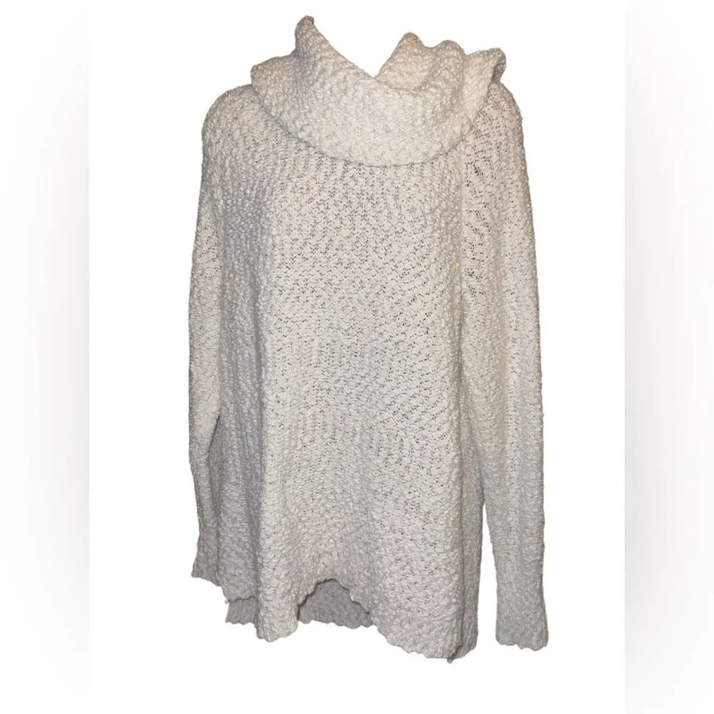 Liz Claiborne Off-Shoulder Cream Sweater Holiday Soft